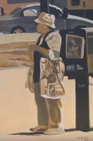 Jons Gallery - The Bus Stop - Acrylic On Canvas